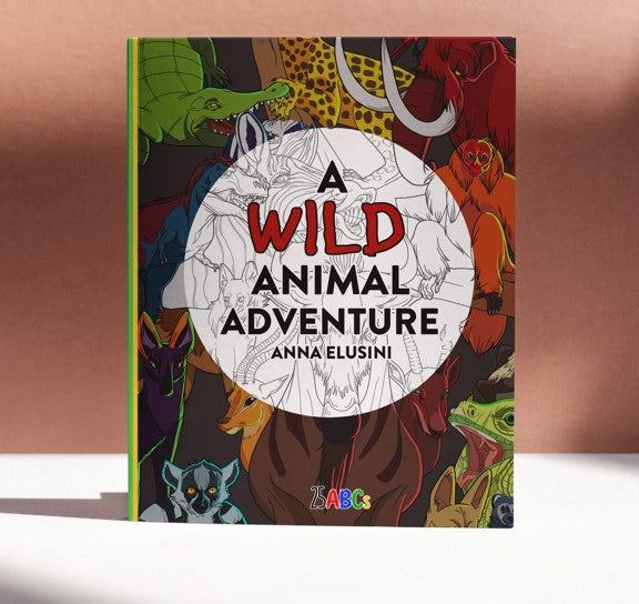 A Wild Animal Adventure - Educational Colouring Book